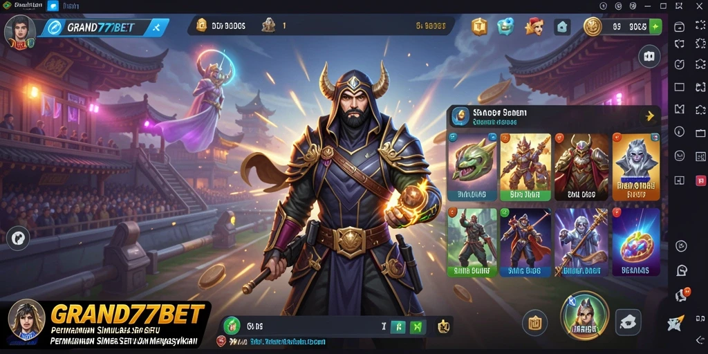 Tampilan gameplay menakjubkan yang menggambarkan pengalaman simulasi.