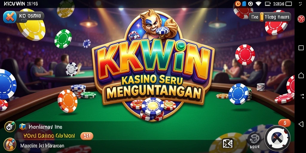 Tampilan gameplay seru di aplikasi KKWIN dengan fitur Kasino.