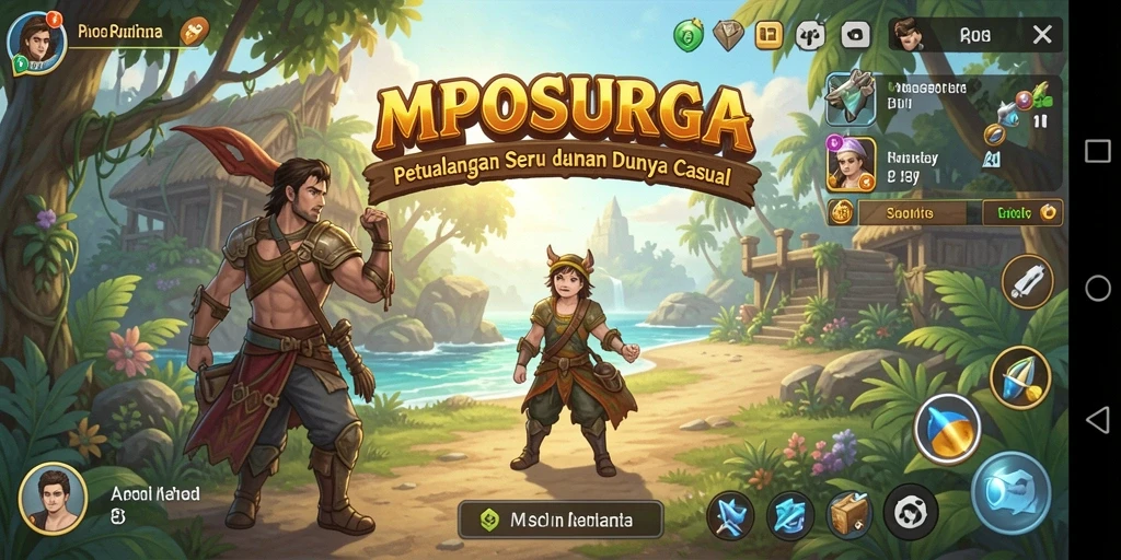 Screenshot gameplay MPOSURGA yang menampilkan keseruan permainan Casual.
