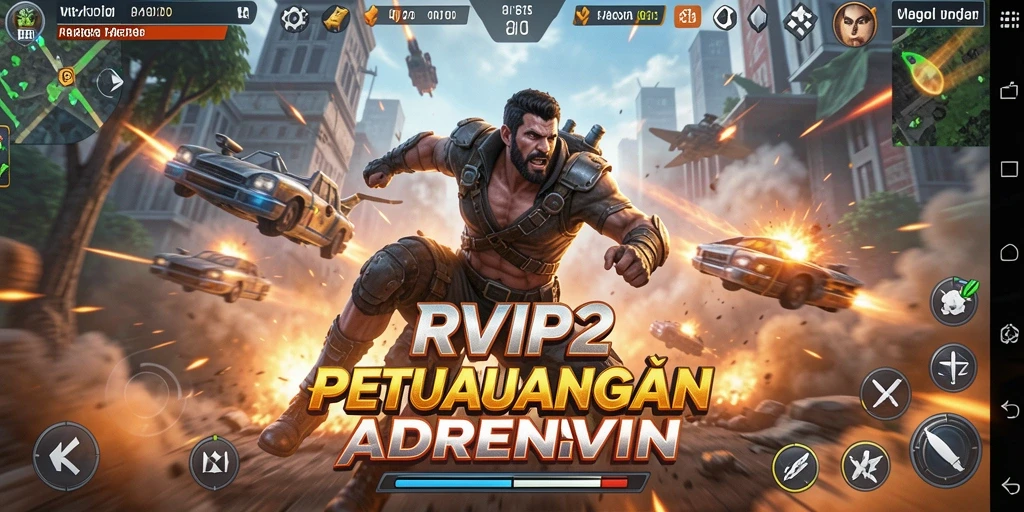 Tampilan menakjubkan dalam gameplay aksi RVIP2 yang memikat.