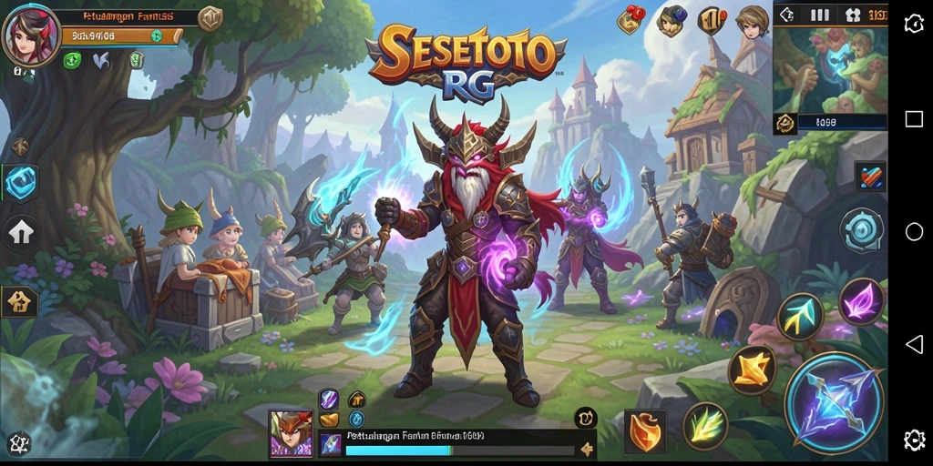 Screenshot SESETOTO menunjukkan aksi karakter dalam dunia RPG yang menakjubkan.