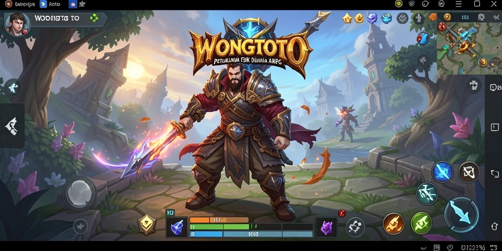 Tampilan gameplay ARPG yang seru dan mendebarkan di WONGTOTO.